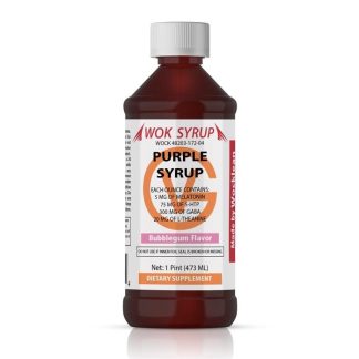 WOK SYRUP Purple Bubblegum Flavor (16oz)